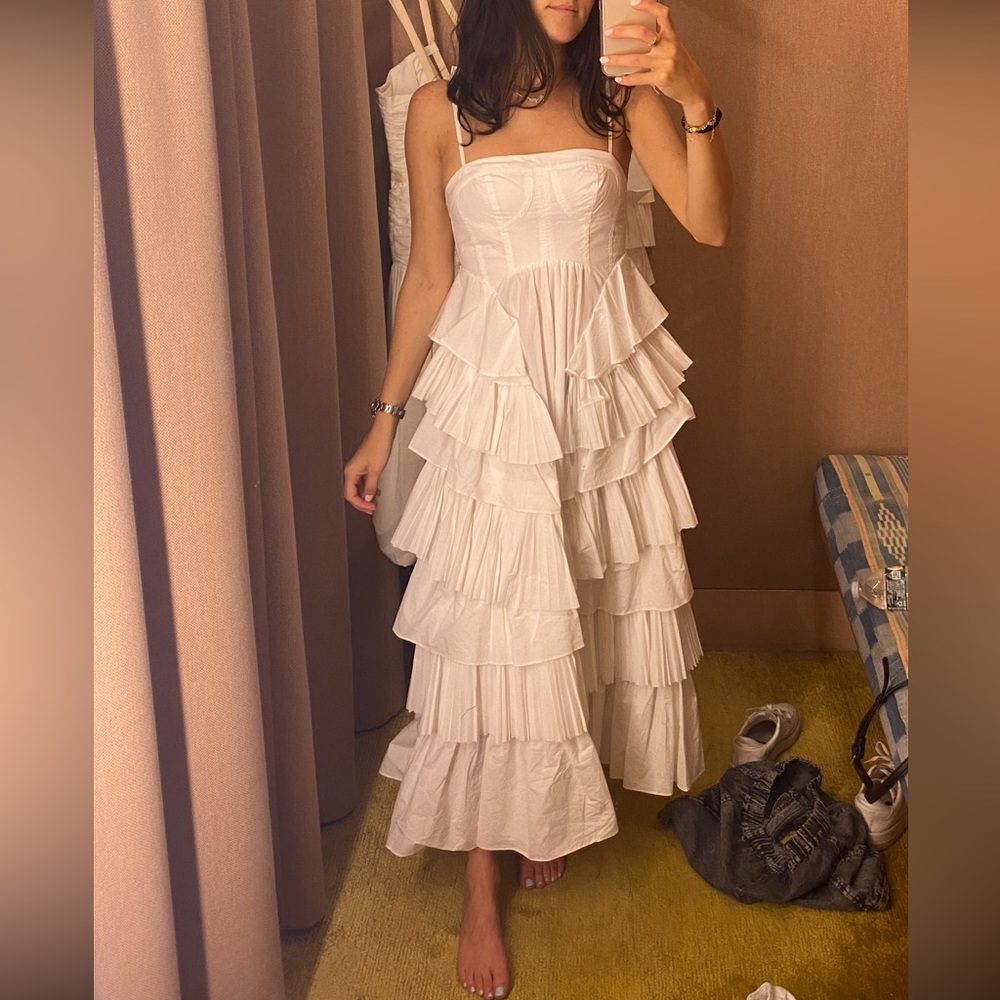 Ulla Johnson tiered Avery long dress